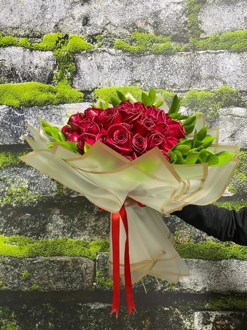 Kırmızı Gül Buketi 41 Dal BKT0033 - Görsel 2