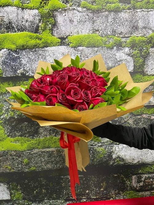 Kırmızı Gül Buketi 41 Dal BKT0035 - Görsel 2