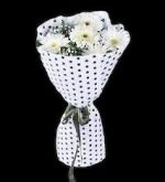 Beyaz Gerbera Buketi 5 Dal BKT0109 - Görsel 2
