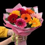 Renkli Gerbera Çiçekleri 8 Dal BKT0115 - Görsel 2