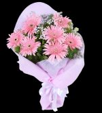 Pembe Gerberalar 7 Dal  BKT0128 - Görsel 2