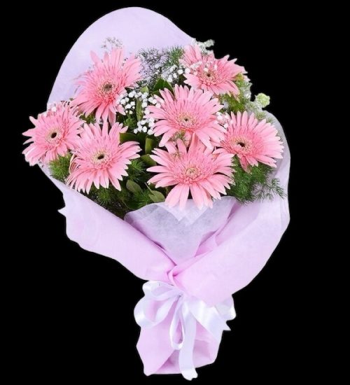 Pembe Gerberalar 7 Dal  BKT0128 - Görsel 2