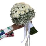 Beyaz Gül Buketi 41 Dal BKT0179 - Görsel 2