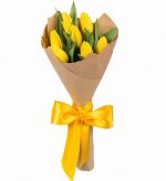 Sarı Lale Buketi. 7 Dal. BKT0188 - Görsel 2