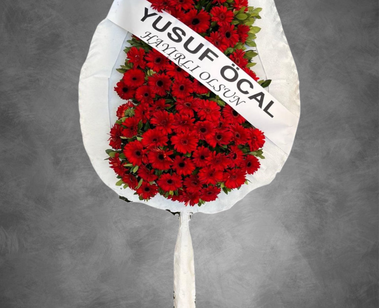 DÜĞÜN&AÇILIŞ CANLI KIRMIZI GERBERA ÇELENK
