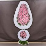 Pembe Gerbera Çiftli Çelenk CLK0023 - Görsel 2