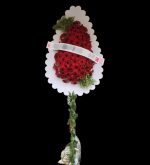 Kırmızı Gerbera Çelenk CLK0031 - Görsel 2