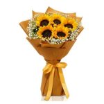 Ay Çiçeği Buketi 5 Dal  BKT0197