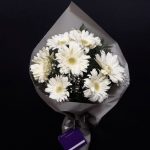 Beyaz Gerbera Buketi 7 Dal BKT0110