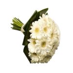 Beyaz Gerbera Buketi 17 Dal BKT0180