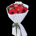 Kırmızı Gerbera Buketi 6 Dal BKT0114