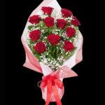Kırmızı Gül Buketi. 11 Dal.BKT0018