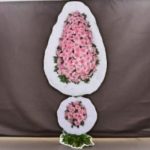 Pembe Gerbera Çiftli Çelenk CLK0023