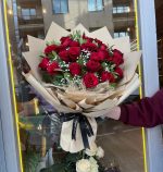 21'Li Kırmızı Gül Buketi