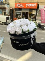 Kız İsteme Seti& İsime Özel Kutu Aranjaman-İsime Özel Madlen Çikolata - Görsel 3