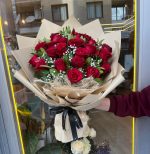 21'Li Kırmızı Gül Buketi - Görsel 4