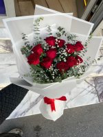 Okaliptuslu 11'Li Kırmızı Gül Buketi (En Çok Satanlar) - Görsel 2
