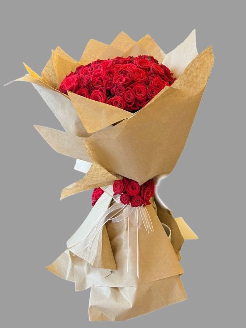 🌹 101 Kırmızı Gül Buketi – Aşkın ve Sonsuz Sevginin En Özel İfadesi 💝✨ - Görsel 1