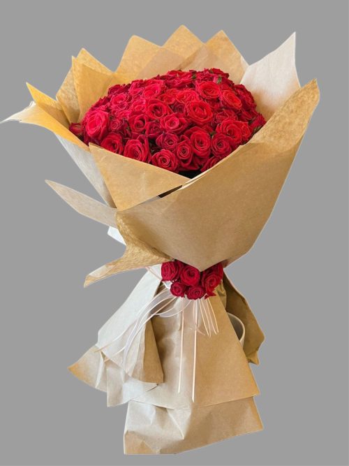 🌹 101 Kırmızı Gül Buketi – Aşkın ve Sonsuz Sevginin En Özel İfadesi 💝✨ - Görsel 2