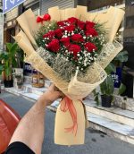 🌹 13'Lü Kırmızı Gül Buketi  💝✨ - Görsel 2