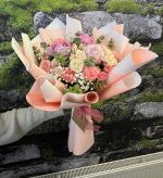 💐 Premium Şakayık ve Çardak Güllü İthal Buket 💐 - Görsel 2