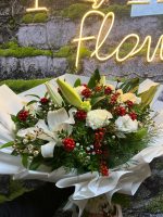 🌺 Lilyum-Kokina Kış Büyüsü Buketi 🌿 - Görsel 4