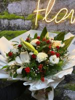 🌺 Lilyum-Kokina Kış Büyüsü Buketi 🌿 - Görsel 3