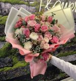 💖PINKLOVER Premium İthal Pembe Gül Buketi - Görsel 4