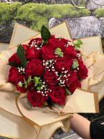 🌹 21 Adet Kırmızı Gül Buketi (Yapay) ❤️ - Görsel 3