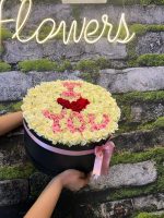 MEGA BOY KUTUDA🩷I LOVE U🩷 GÜL ARANJMANI - Görsel 3