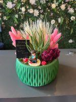 Orta Boy Yeşil Seramikte Öğretmenler Günü Teraryum