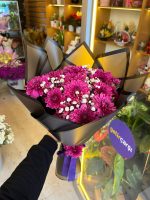 Orta Boy Mor Kasımpatı Buketi - Görsel 5