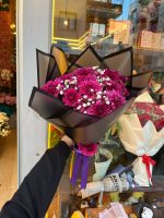 Orta Boy Mor Kasımpatı Buketi - Görsel 3