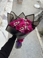 Orta Boy Mor Kasımpatı Buketi - Görsel 4