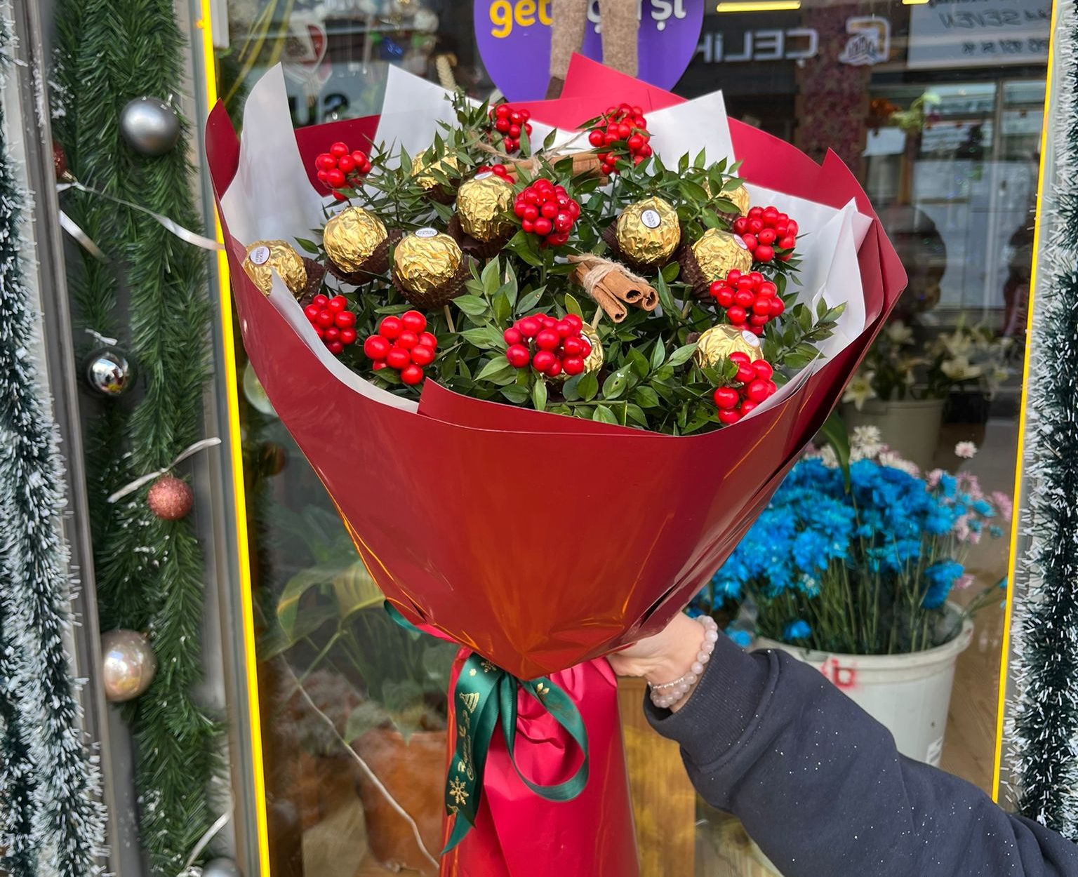 Deluxe Kokina Ferrero Rocher Çikolata Buketi