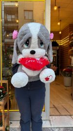 🐶 60 cm Üzgün Köpek Peluş Ayıcık – Birinci Sınıf Yumuşak Dokulu Büyük Oyuncak