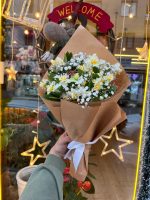 Mis Kokulu Nergis Buketi | Kraft Kağıtlı Küçük Boy Doğal Şıklık