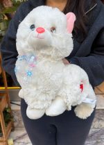 🐱🎀 Miyavlayan Sevimli Kedi Peluş Oyuncak – 30 cm 🧸🔊