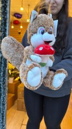 🐿️🍄 40 CM SEVİMLİ PELUŞ SİNCAP – MANTARLI TATLI TASARIM 🍄🐿️ - Görsel 3