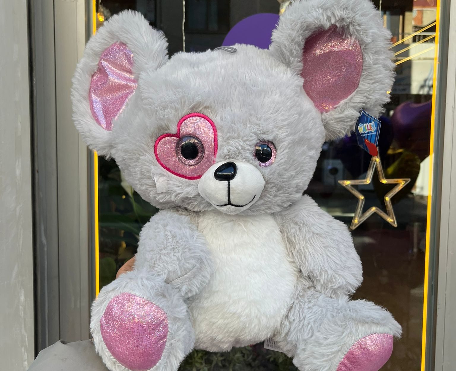 🐨💗 40 CM Peluş Sevimli Koala | Kalpli Göz Detaylı Yumuşak Oyuncak