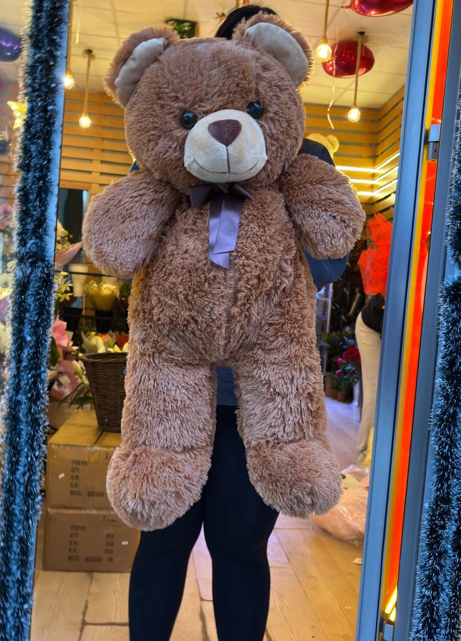🤎🧸 Büyük Kahverengi Peluş Ayıcık – 85 cm | Özel Günlere Anlamlı Hediye