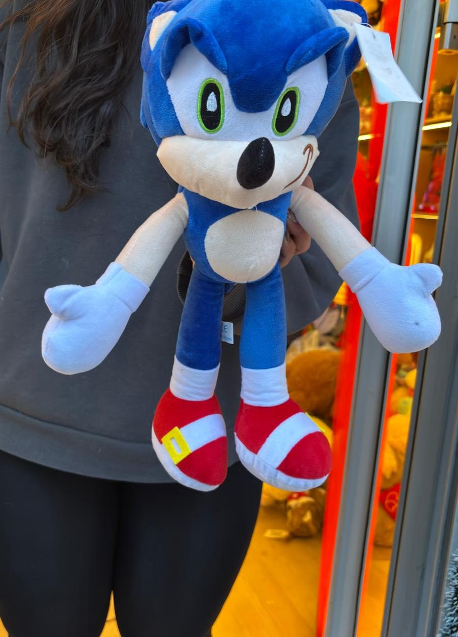 🦔💙 40 CM MAVİ SONİC PELUŞ OYUNCAK – EĞLENCELİ TASARIM 💙🦔