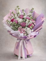 💐Premium Mega Boy İthal Gül Beyaz Şebboy Buketi💐