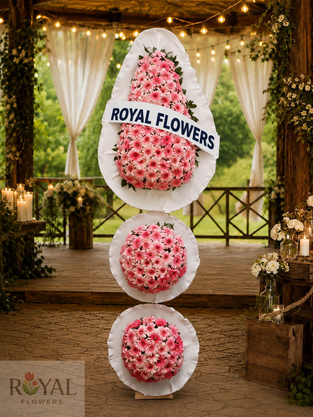 3-katli-pembe-gerbera-dugun-acilis-celengi.webp 3 Katlı Pembe Gerbera Düğün ve Açılış Çelengi