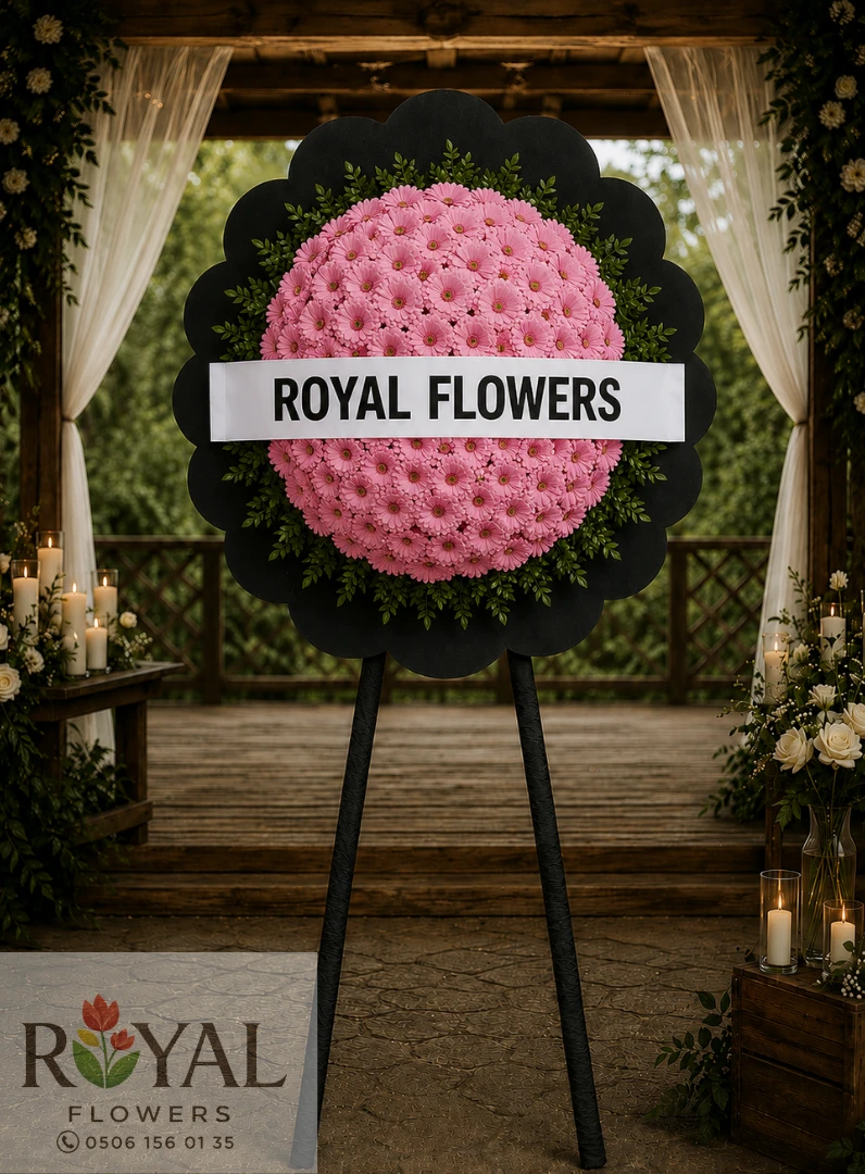 pembe-gerbera-cenaze-celengi.webp Pembe gerbera çiçekleriyle hazırlanan cenaze çelenk