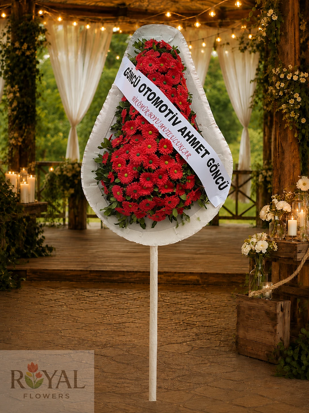yapay-kirmizi-gerbera-dugun-acilis-celengi.webp Yapay kırmızı gerbera çiçekleriyle hazırlanan düğün ve açılış çelenk