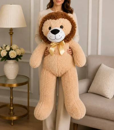 100 cm aslan peluş oyuncak Royal Flowers İzmir