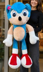 120 cm büyük boy mavi Sonic peluş oyuncak Royal Flowers İzmir