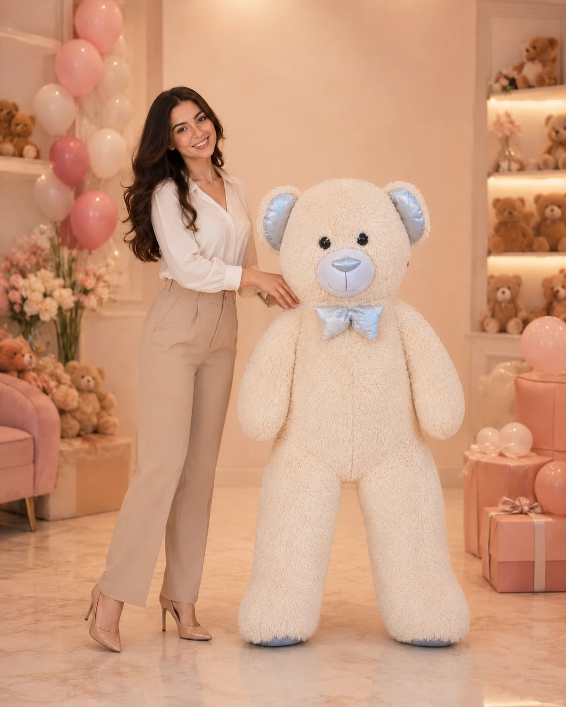 150-cm-1-5-metre-krem-mavi-buyuk-pelus-ayicik-izmir.webp 150 cm 1.5 metre krem mavi detaylı büyük peluş ayıcık Royal Flowers İzmir