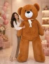 2 metre 200 cm dev boy premium kahverengi peluş ayıcık Royal Flowers İzmir